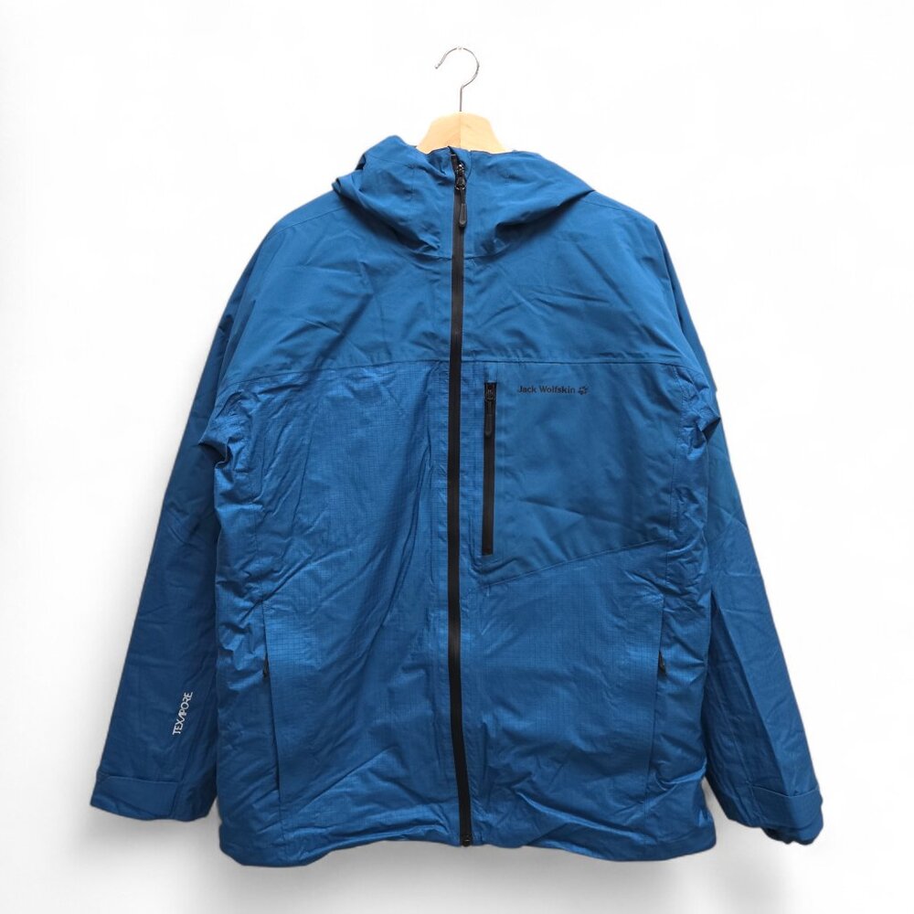 Jack Wolfskin Men's Athletic 5-in-1 Winter Jacket Medium Blue NWT